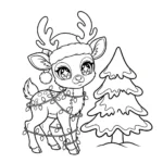a imprimer coloriage Kawaii Animaux updated gratuit