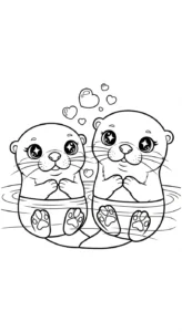 coloriage Kawaii Animaux updated à imprimer pdf gratuit