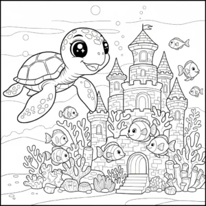 coloriage Kawaii Animaux updated pour enfant de 4 ans