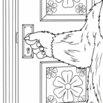coloriage Monsters Inc pour enfant de 2 ans