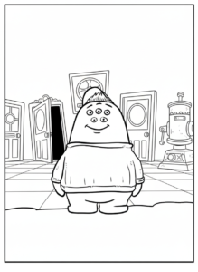 imprimer coloriage Monsters Inc pour enfant