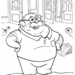 coloriage Monsters Inc a colorier en ligne