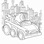 coloriage Monsters Inc pour enfants à télécharger