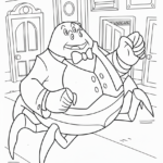 coloriage Monsters Inc à imprimer pour enfant de 3 ans