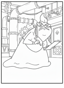 coloriage Monsters Inc a imprimer