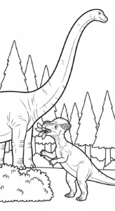 coloriage Pachycephalosaurus et decoupage