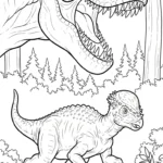 coloriage Pachycephalosaurus et dessins