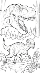 coloriage Pachycephalosaurus et dessins
