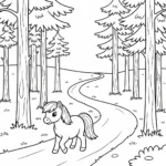 image pour coloriage Poney updated enfant