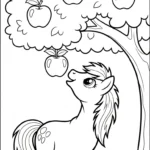 coloriage Poney updated de pour enfants