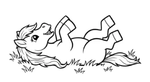 coloriage Poney updated pour enfants à télécharger