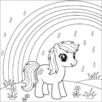 coloriage Poney updated pour enfant de 4 ans