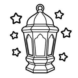 coloriage Ramadan updated gratuit en ligne