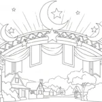 coloriage Ramadan updated à imprimer pour enfant de 7 ans