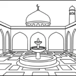 coloriage Ramadan updated à imprimer kawaii