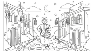 imprimer coloriage Ramadan updated gratuit