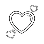 coloriage Saint Valentin updated à imprimer gratuit
