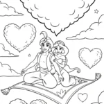 coloriage Saint Valentin updated à imprimer gratuit