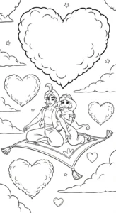 coloriage Saint Valentin updated à imprimer gratuit
