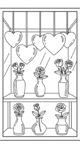 coloriage Saint Valentin updated a imprimer