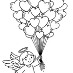 coloriage Saint Valentin updated à imprimer gratuitement pdf