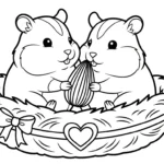 image de coloriage Saint Valentin updated pour enfant