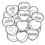 coloriage Saint Valentin updated pour enfants à télécharger