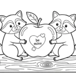 coloriage Saint Valentin updated à imprimer pdf gratuit