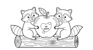 coloriage Saint Valentin updated à imprimer pdf gratuit