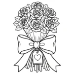 coloriage Saint Valentin updated et découpage à imprimer