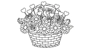 coloriage Saint Valentin updated pour enfant de 3 ans