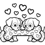 imprimer coloriage Saint Valentin updated pour enfant