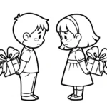 coloriage Saint Valentin updated pour enfant de 2 ans