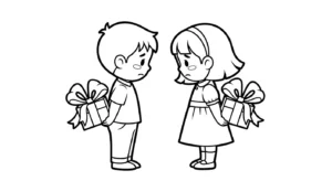 coloriage Saint Valentin updated pour enfant de 2 ans