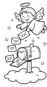 coloriage Saint Valentin updated à imprimer pour enfant de 10 ans