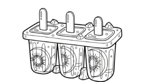 coloriage kiwi a telecharger