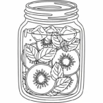 coloriage kiwi et dessin a imprimer
