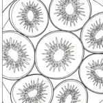 image de coloriage kiwi pour enfant