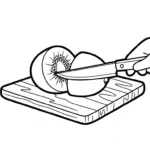 coloriage kiwi pour enfant de 2 ans