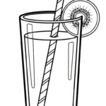 coloriage kiwi pour enfants a imprimer