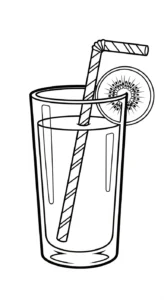 coloriage kiwi pour enfants a imprimer