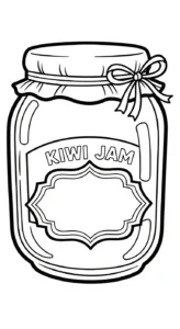 coloriage kiwi et decoupage