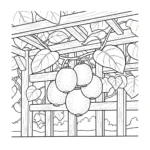 image pour coloriage kiwi enfant