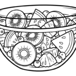 coloriage kiwi à imprimer pour enfant de 7 ans