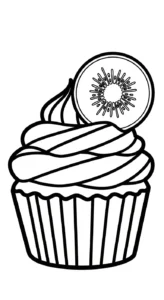 coloriage kiwi à imprimer gratuit