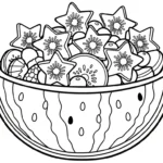 imprimer coloriage kiwi gratuit