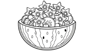 imprimer coloriage kiwi gratuit