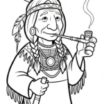 coloriage Amérindiens en ligne