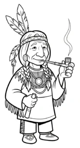 coloriage Amérindiens en ligne
