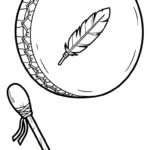a imprimer coloriage Amérindiens gratuit